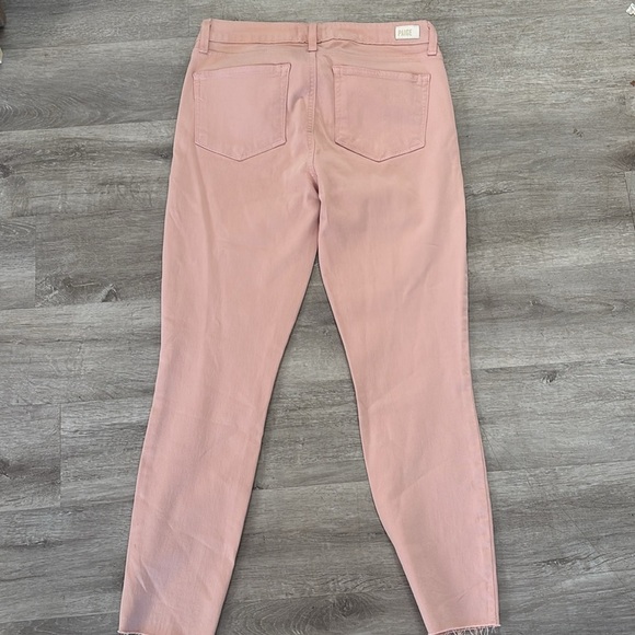 Paige Verdugo Crop Pink Jeans Sz 30/L - Picture 8 of 12